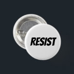 Badge Rond 2,50 Cm Lettres noires "Résister" -<br><div class="desc">Lettres noires "Résister" - bouton</div>