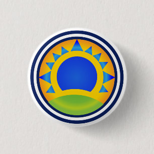 Badge Rond 2,50 Cm Lever de soleil de samba - bouton