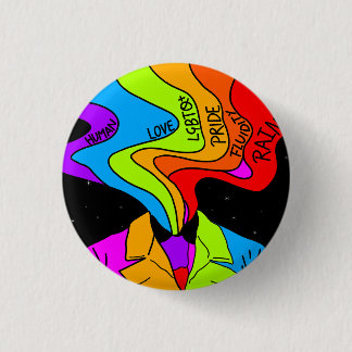 Badge Rond 2,50 Cm Lgbtq arc-en-ciel fierté allié fluidité genre amou