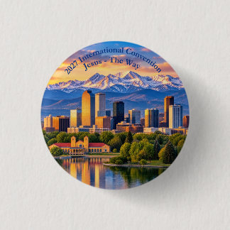 Badge Rond 2,50 Cm L'horizon de Denver