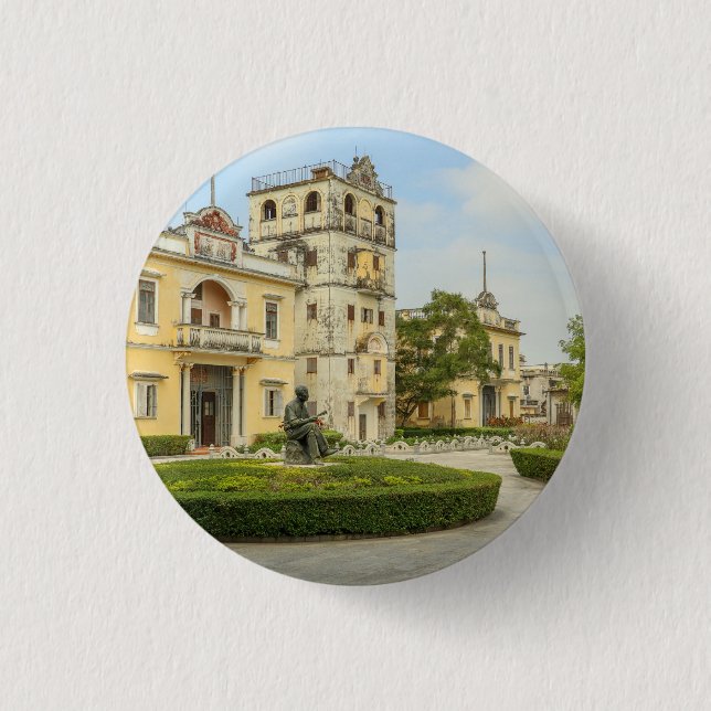 Badge Rond 2,50 Cm Li Garden Series: Where Stories Reside  (Devant)