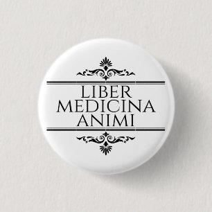 Badge Rond 2,50 Cm Liber Medicina Animi Magnet