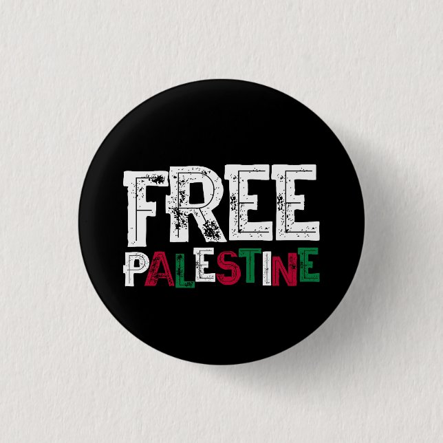 Badge Rond 2,50 Cm Libérer la Palestine (Devant)