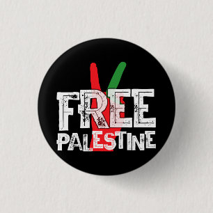 Badge Rond 2,50 Cm Libérez la Palestine Tee de cessez-le-feu patrioti
