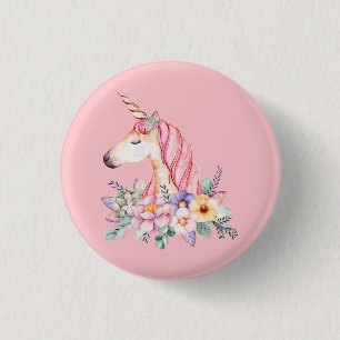 Badge Rond 2,50 Cm Licorne