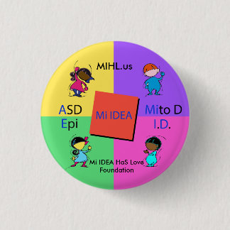 Badge Rond 2,50 Cm L'IDÉE de MI a le Pin de bouton de logo de base