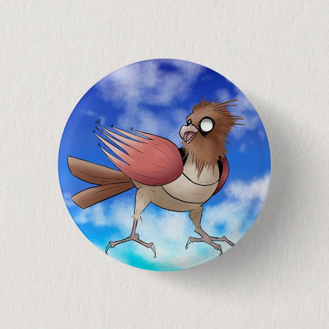 Badge Rond 2,50 Cm Ligne de fréquence (Devant)