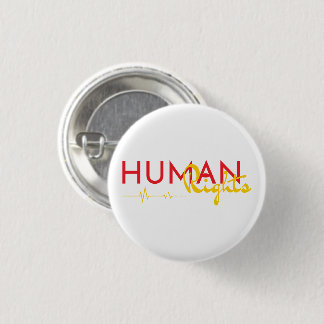 Badge Rond 2,50 Cm Ligne de vie pour les droits de l'homme