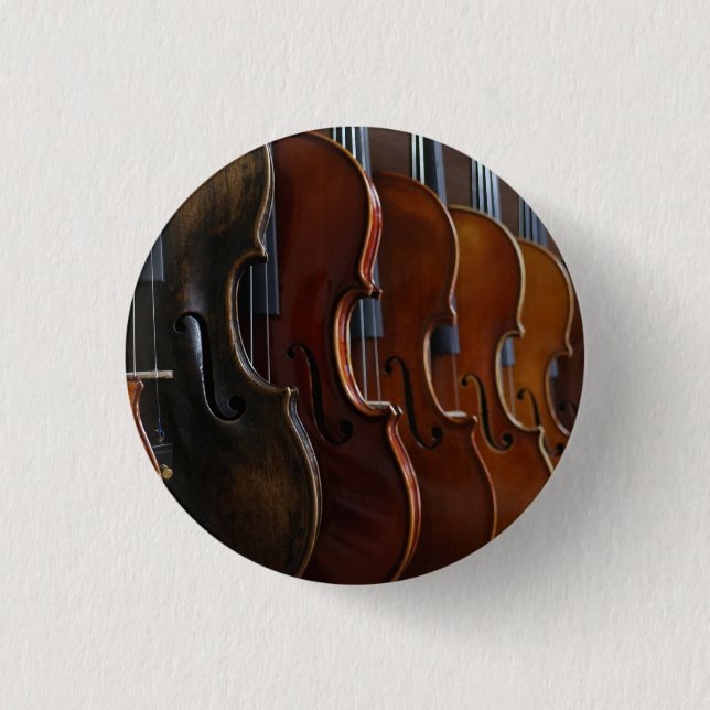 Badge Rond 2,50 Cm Ligne de violon (Devant)