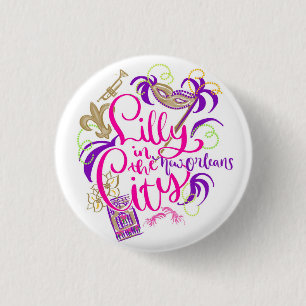 Badge Rond 2,50 Cm Lilly in the City - La Nouvelle-Orléans