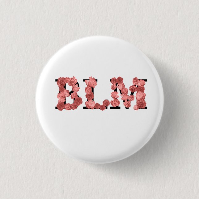 Badge Rond 2,50 Cm L'importance des vies noires (Devant)