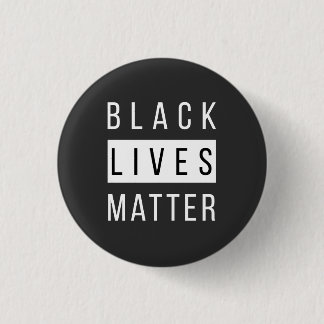 Badge Rond 2,50 Cm L'importance des vies noires