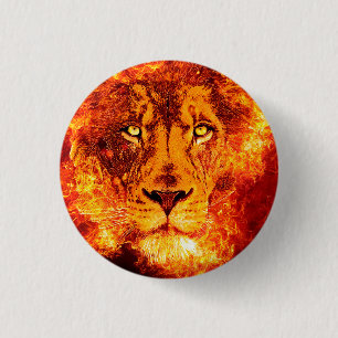 Badge Rond 2,50 Cm Lion flamand de Judah