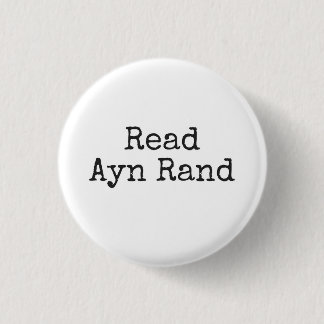 Badge Rond 2,50 Cm Lire Ayn Rand
