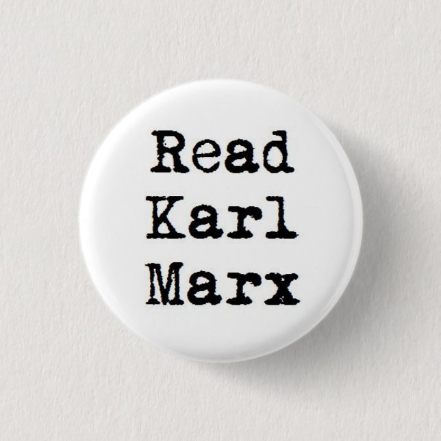 Badge Rond 2,50 Cm Lisez Karl Marx (Devant)