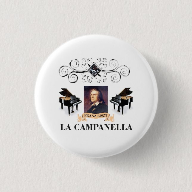 Badge Rond 2,50 Cm liszz piano haven (Devant)