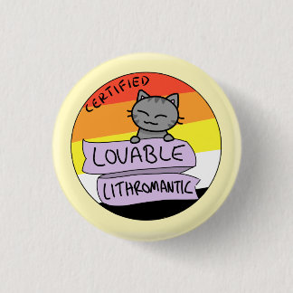 Badge Rond 2,50 Cm Lithromantic aimable