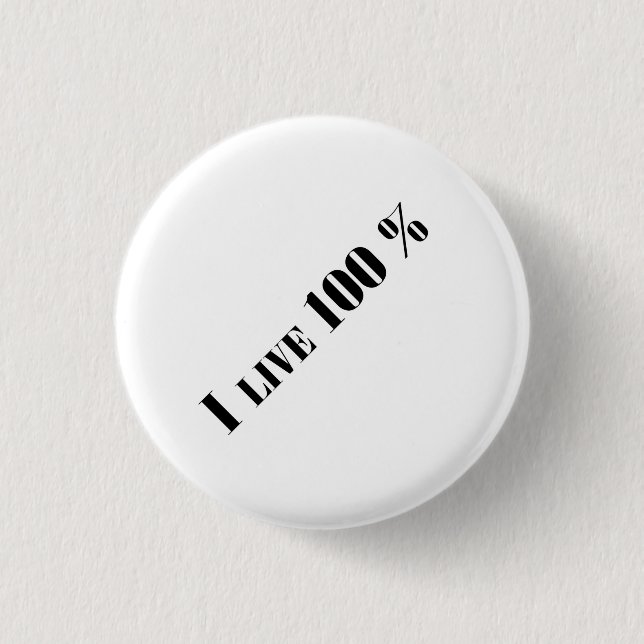 Badge Rond 2,50 Cm Live (Devant)