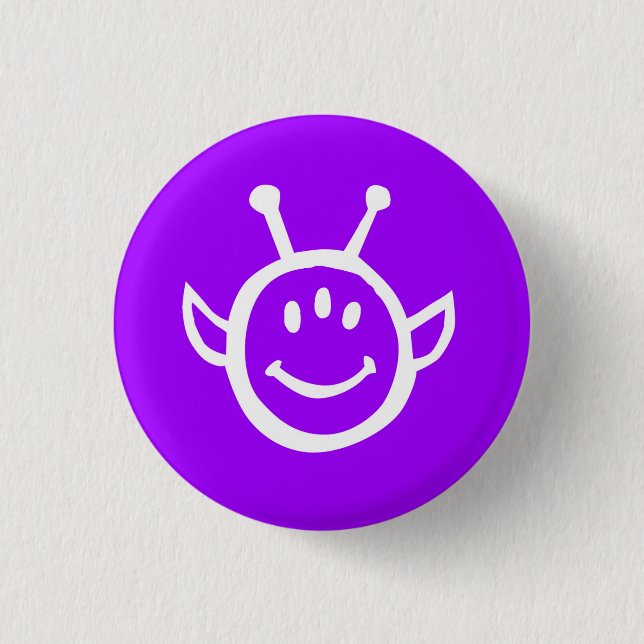 Badge Rond 2,50 Cm Livre Théorie Bleu logo violet bouton (Devant)