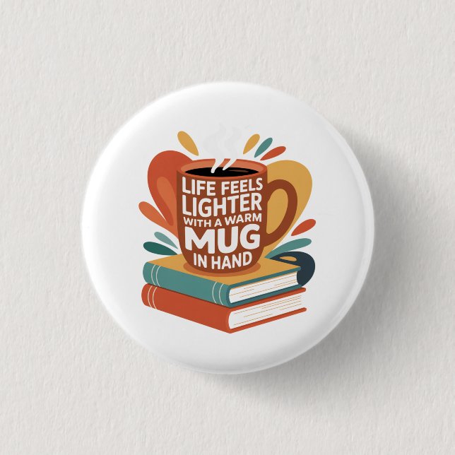 Badge Rond 2,50 Cm Livres et brasseries (Devant)