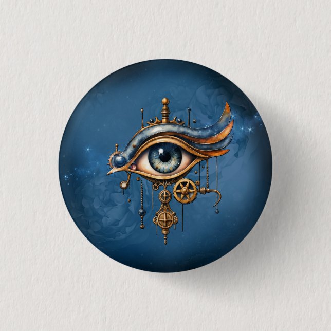 Badge Rond 2,50 Cm L'oeil de l'univers (Devant)