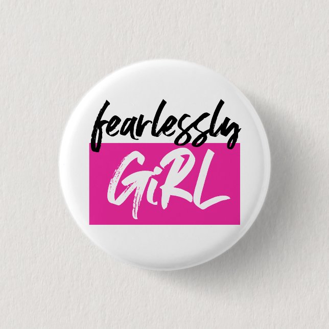 Badge Rond 2,50 Cm Logo de FearlesslyGiRL (Devant)