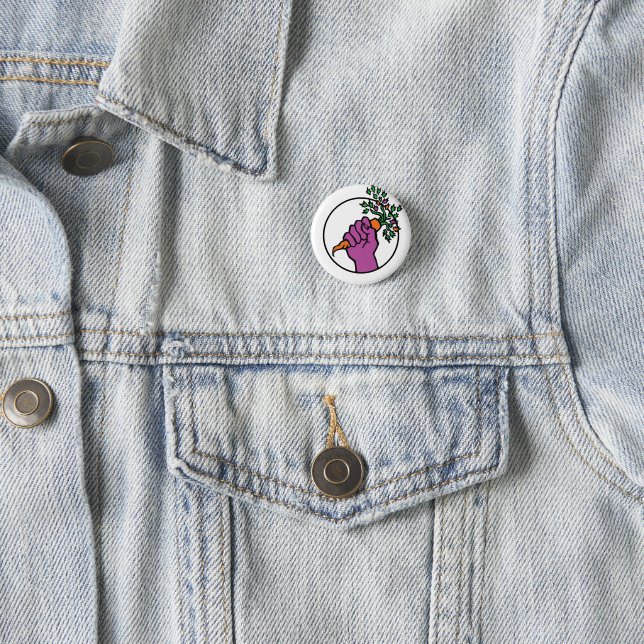 Badge Rond 2,50 Cm logo de Food Not Bombs (En situation)