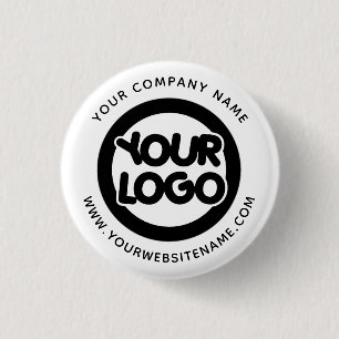 Badge Rond 2,50 Cm Logo de l'entreprise personnalisée