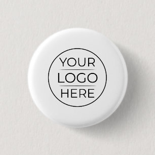 Badge Rond 2,50 Cm Logo de marque d'entreprise moderne