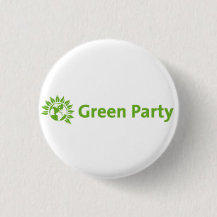 Badge Rond 2,50 Cm Logo de Parti Vert