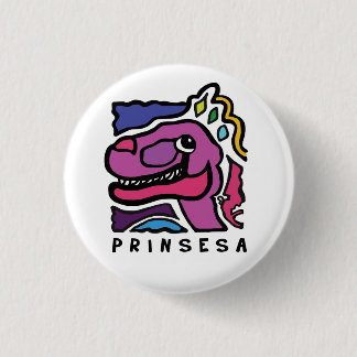 Badge Rond 2,50 Cm Logo de Prinsesa - petit bouton