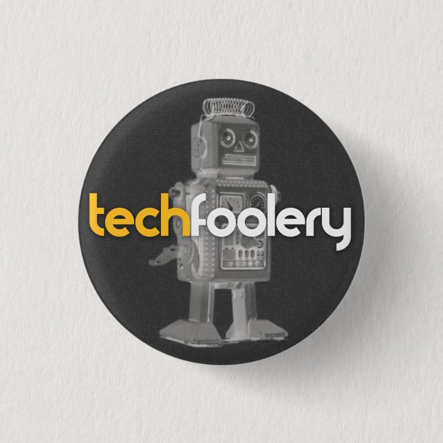 Badge Rond 2,50 Cm Logo de robot de TF - boutons (Devant)