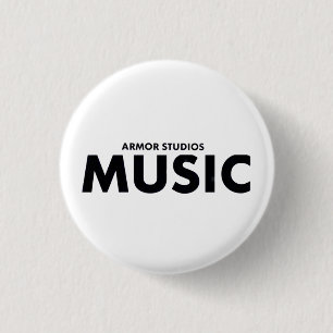 Badge Rond 2,50 Cm Logo de texte ArmorStudios