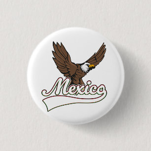 Badge Rond 2,50 Cm logo de voyage au Mexique