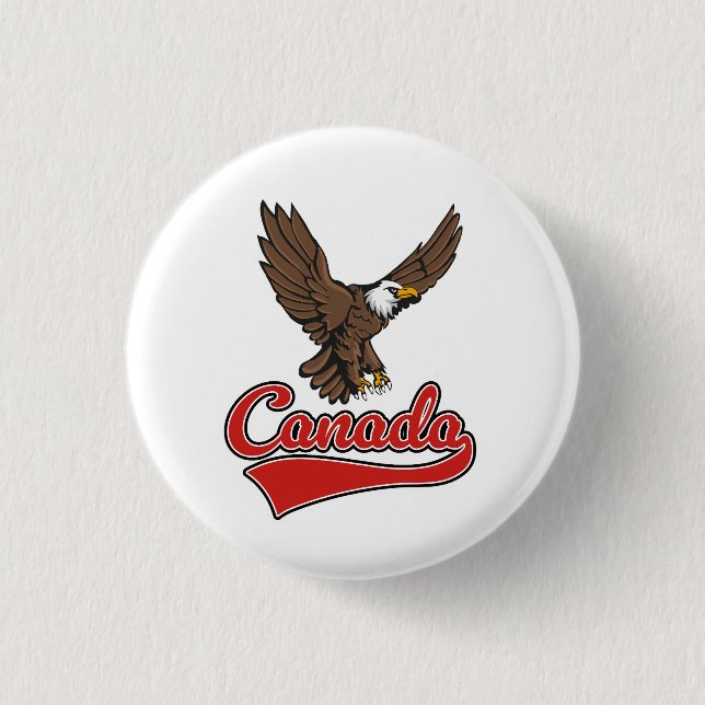 Badge Rond 2,50 Cm logo de Voyage Canada (Devant)