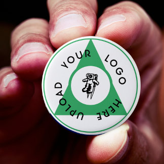 Badge Rond 2,50 Cm Logo d'entreprise personnalisé