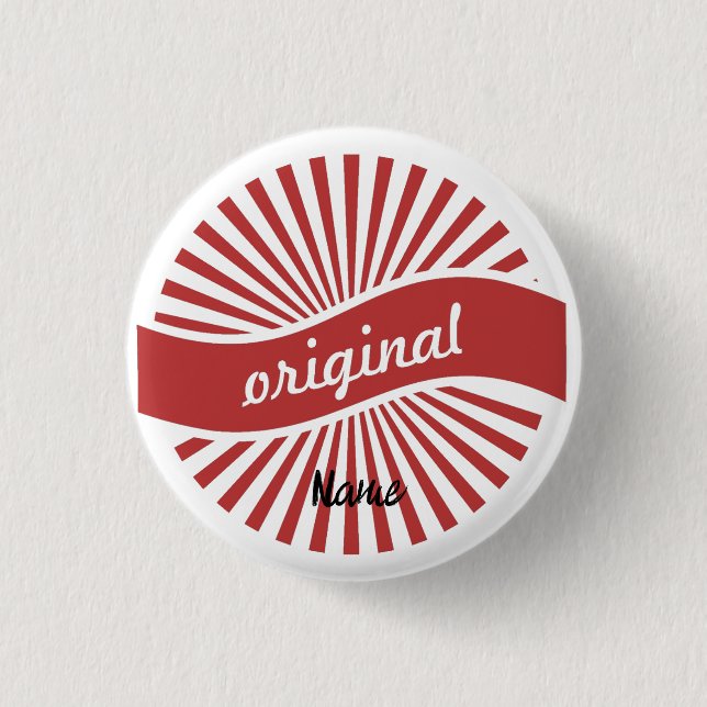 Badge Rond 2,50 Cm Logo des signes originaux Thunder_Cove (Devant)