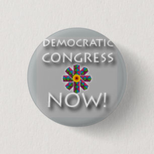Badge Rond 2,50 Cm Logo du Parti Démocratique du Congrès Maintenant
