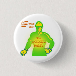 Badge Rond 2,50 Cm Logo du Parti des Travailleurs