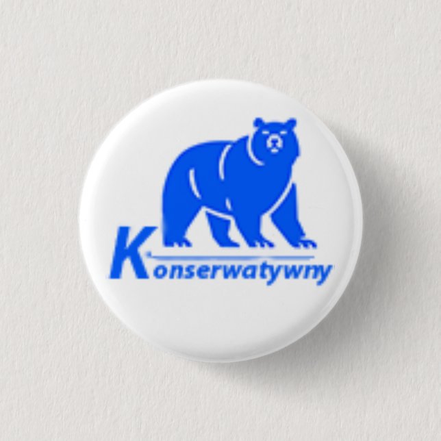 Badge Rond 2,50 Cm Logo du parti Konserwatywny (Devant)