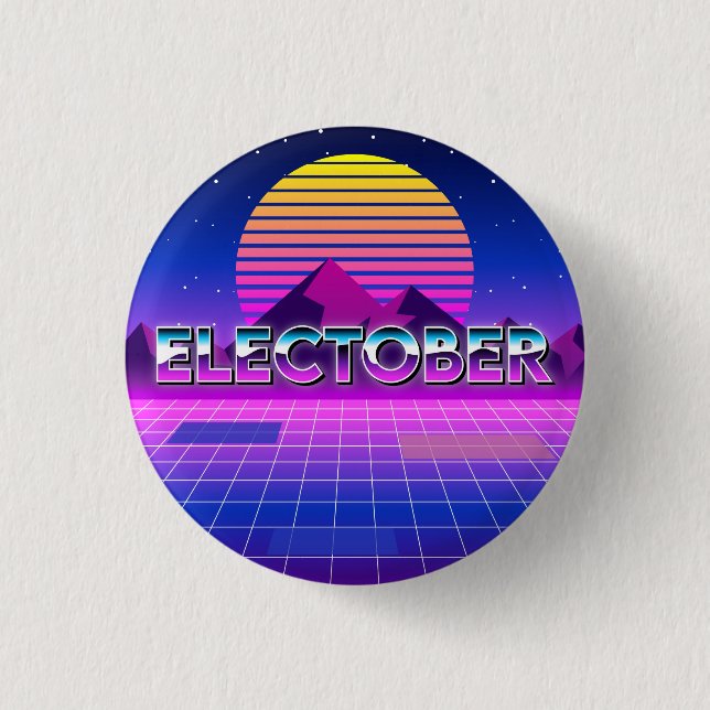BADGE ROND 2,50 CM LOGO ELECTOBER 24 (Devant)
