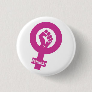 Badge Rond 2,50 Cm Logo féministe