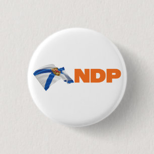 Badge Rond 2,50 Cm Logo néo-écossais du NPD