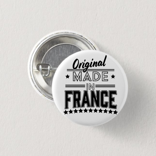 Badge Rond 2,50 Cm Logo original fabriqué en France (Devant & derrière)