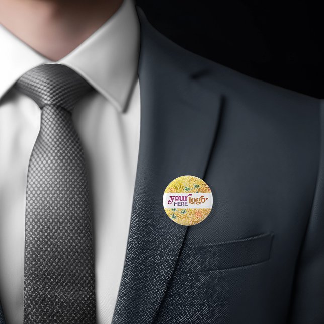 Badge Rond 2,50 Cm Logo personnalisé (Custom-Logo-Pin-Button-Company-Business-Branding-Promotinal-Items-Marketing-Branding-Personalized-Gi)