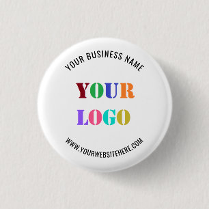 Badge Rond 2,50 Cm Logo Personnalisé Promotionnel Business