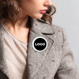 Badge Rond 2,50 Cm Logo promotionnel de l'entreprise moderne