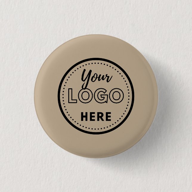 Badge Rond 2,50 Cm Logo promotionnel d'entreprise rustique (Devant)
