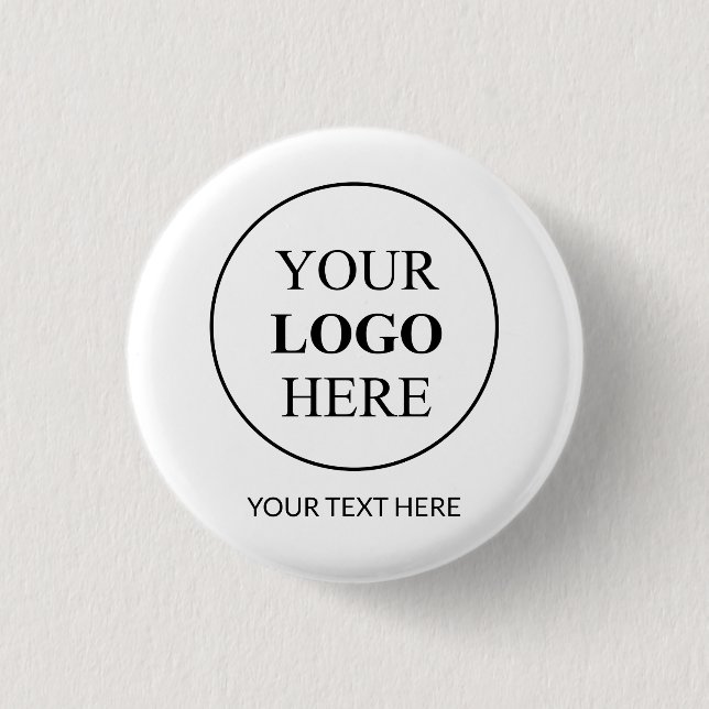 Badge Rond 2,50 Cm Logo promotionnel personnalisé - Pas de commande m (Devant)