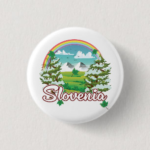 Badge Rond 2,50 Cm logo Slovénie Travel